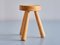 Swedish Three Legged Stool in Solid Pine by Ingvar Hildingsson, 1970s, Image 2