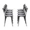 Black Tonietta Chairs by Enzo Mari for Zanotta, 1980s, Set of 8 2