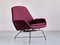 Italian Lotus Adjustable Lounge Chair by Augusto Bozzi for Saporiti Italia, 1960s 3