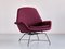 Italian Lotus Adjustable Lounge Chair by Augusto Bozzi for Saporiti Italia, 1960s 6