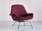 Italian Lotus Adjustable Lounge Chair by Augusto Bozzi for Saporiti Italia, 1960s, Image 6