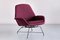 Italian Lotus Adjustable Lounge Chair by Augusto Bozzi for Saporiti Italia, 1960s 1