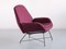 Italian Lotus Adjustable Lounge Chair by Augusto Bozzi for Saporiti Italia, 1960s 10