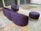 Poltrona Pumpkin viola, divano e pouf di Pierre Paulin per Ligne Roset, 2008, set di 3, Immagine 2