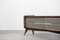 Mid-Century Scandinavian Black & White Birch Sideboard, 1960s 10