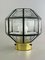 Mid-Century Space Age Deckenlampe aus Glas von Limburg 12