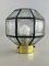 Mid-Century Space Age Deckenlampe aus Glas von Limburg 11