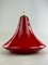 Mid-Century Space Age Pendant Ceiling Lamp in Glass, 1960s, Image 3