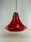 Mid-Century Space Age Pendant Ceiling Lamp in Glass, 1960s, Image 1