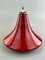 Mid-Century Space Age Pendant Ceiling Lamp in Glass, 1960s, Image 4