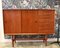 Danish Teak Cabinet with Sliding Doors and Drawers 2