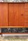 Danish Teak Cabinet with Sliding Doors and Drawers 19