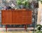 Danish Teak Cabinet with Sliding Doors and Drawers 12