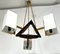 Mid-Century Three Arm Chandelier from Stilnovo, 1950s 14