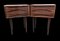 Rosewood Bedside Tables by Niels Clausen for NC Mobler, Set of 2 6