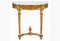 Louis XVI French Giltwood and Marble Console Table, 1950s 13