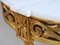 Louis XVI French Giltwood and Marble Console Table, 1950s 8