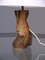 Mid-Century Burl Wood Table Lamp, USA, 1970s, Image 4