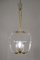 Art Deco Vintage Murano Glass Chandelier with 1 Light, 1930s 7