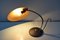 Lámpara de mesa ajustable industrial, años 60, Imagen 12