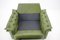 Green Leather Armchair, Germany, 1970s 10