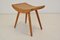 Mid-Century Wooden Footstool, 1960s, Image 2