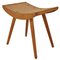 Mid-Century Wooden Footstool, 1960s 1