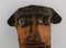 Hand-Painted Stoneware Face Mask by Niels Helledie, Denmark 2