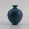 Glasierte Keramikvase von Upsala-Ekeby, 1965 2