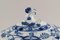 Große antike blaue handbemalte Porzellan Zwiebel Suppenschüssel von Meissen 5