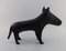 Escultura Bull Terrier inglés grande de gres, Imagen 3