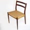 Vintage Teak Papercord Dining Chair by Soren Ladefoged for S L Mobler, 1960s 2