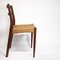 Vintage Teak Papercord Dining Chair by Soren Ladefoged for S L Mobler, 1960s 6