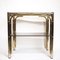 Vintage Faux Bamboo Brass Coffee Table, 1970s 3