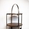 Oak & Chrome Foldable Serving Trolley, 1960s 3