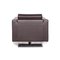 Dark Brown Solid Wood Park Leather Armchair from Vitra 9