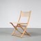 Scandinavian Beech Folding Chair, 1970s 1