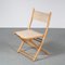 Scandinavian Beech Folding Chair, 1970s, Image 3