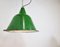 Large Vintage Industrial Green Enamel Pendant Light, 1960s 6