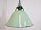 Large Vintage Industrial Green Enamel Pendant Light, 1960s 12