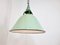 Large Vintage Industrial Green Enamel Pendant Light, 1960s, Image 9
