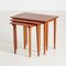 Vintage Restored Teak Nesting Tables, Set of 3, Image 1