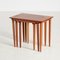 Vintage Restored Teak Nesting Tables, Set of 3, Image 2