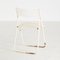 Silla plegable vintage blanca, Imagen 3