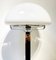 Mid-Century Chrome and Opaline Desk Lamp, Italy, 1970s, Image 3