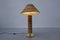 Lampes de Bureau Modernes en Laiton et Bambou, Italie, Set de 2 5