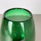 Green Bubble Sommerso Bullicante Murano Glass Vase, Italy, 1970s 8