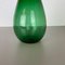 Green Bubble Sommerso Bullicante Murano Glass Vase, Italy, 1970s 4