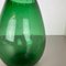 Green Bubble Sommerso Bullicante Murano Glass Vase, Italy, 1970s 6