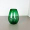 Green Bubble Sommerso Bullicante Murano Glass Vase, Italy, 1970s 3